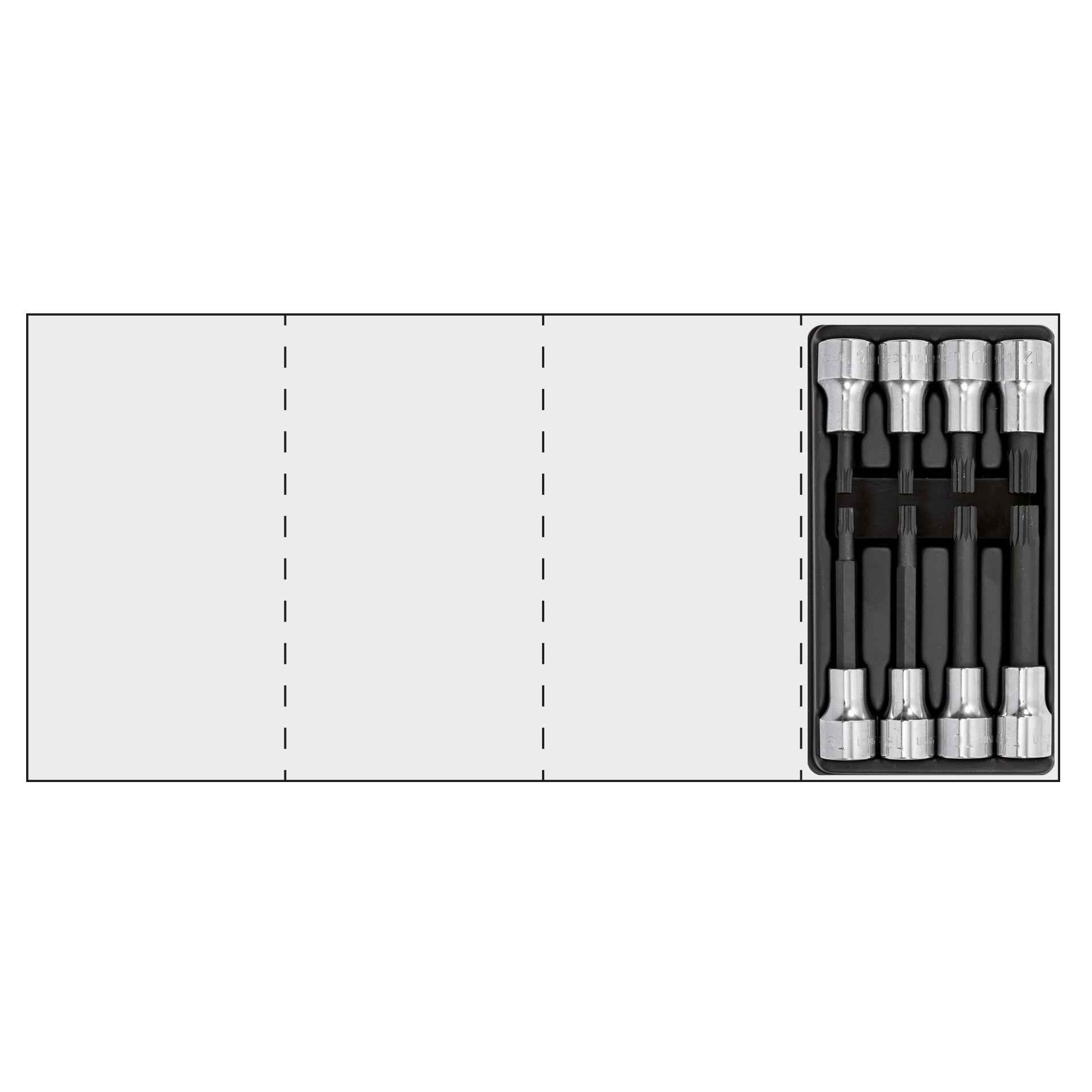 Module thermoformé assorti (8 pièces) | 519/233CNXZN8 | Usag - U05190703 Module thermoformé assorti (8 pièces) | 519/233CNXZN8 | Usag - U05190703